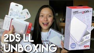 LAVENDER *new* 2DS XL unboxing 2018 + HAUL // Cass Kinling