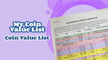 My Coin Value Lists, What’s in Them and How to Get to Them! (Resources)