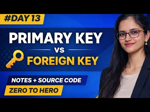 Primary Key & Foreign Key in SQL Explained | With Syntax, Queries & Real Examples | Zero to Hero