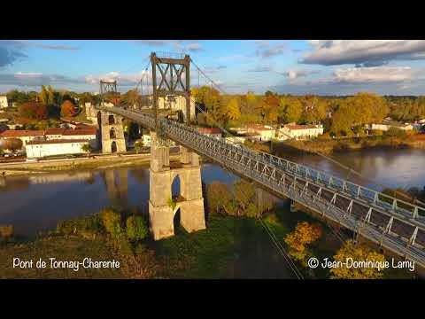 Drone autour du Pont de  Tonnay-Charente
