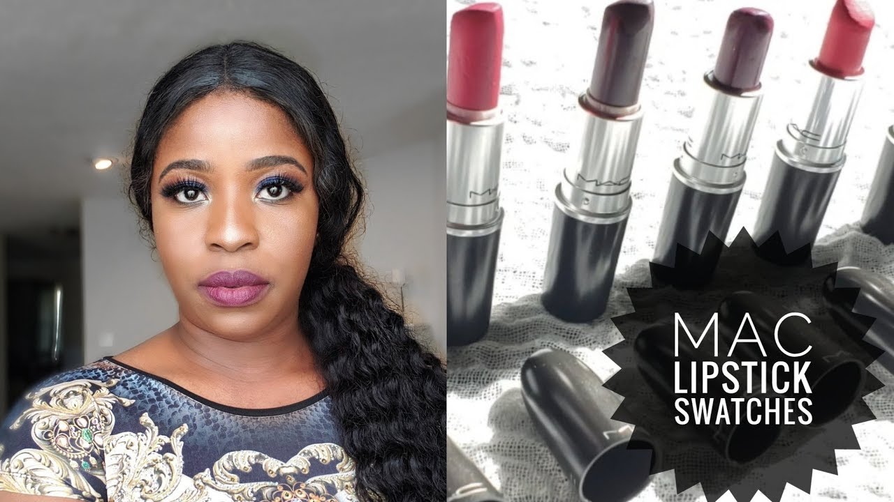 mac lipstick shades for dark skin