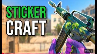 NEW M4A1‑S ELECTRUM Sticker Craft — This Looks ILLEGAL in CS2!
