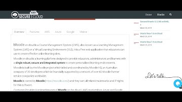 Secured Moodle on Windows 2012 R2  Deploy on Azure , AWS and Google Cloud Platform.
