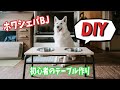 【初心者DIY】愛犬のテーブルを作ってみました【ホワイトシェパード】