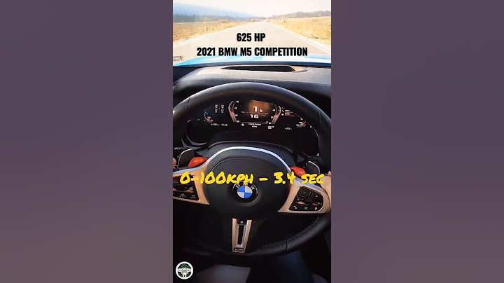 2021 BMW M5 Competition | Launch control