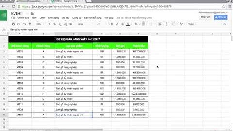 Cách loại bỏ dữ liệu trùng lặp - Remove Duplicate trong googlesheet