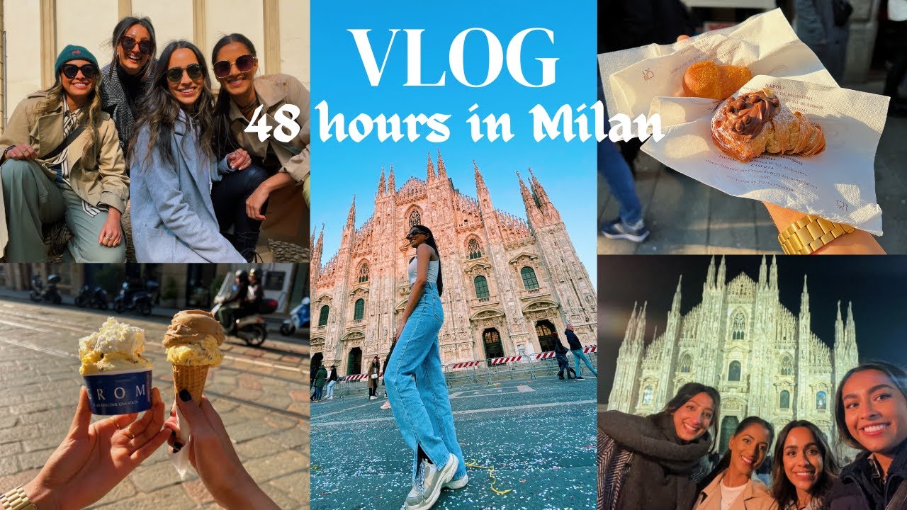ITALY VLOG: 48 hours in Milan | What to do, see and eat at in Milan! | Tanvi ft. 