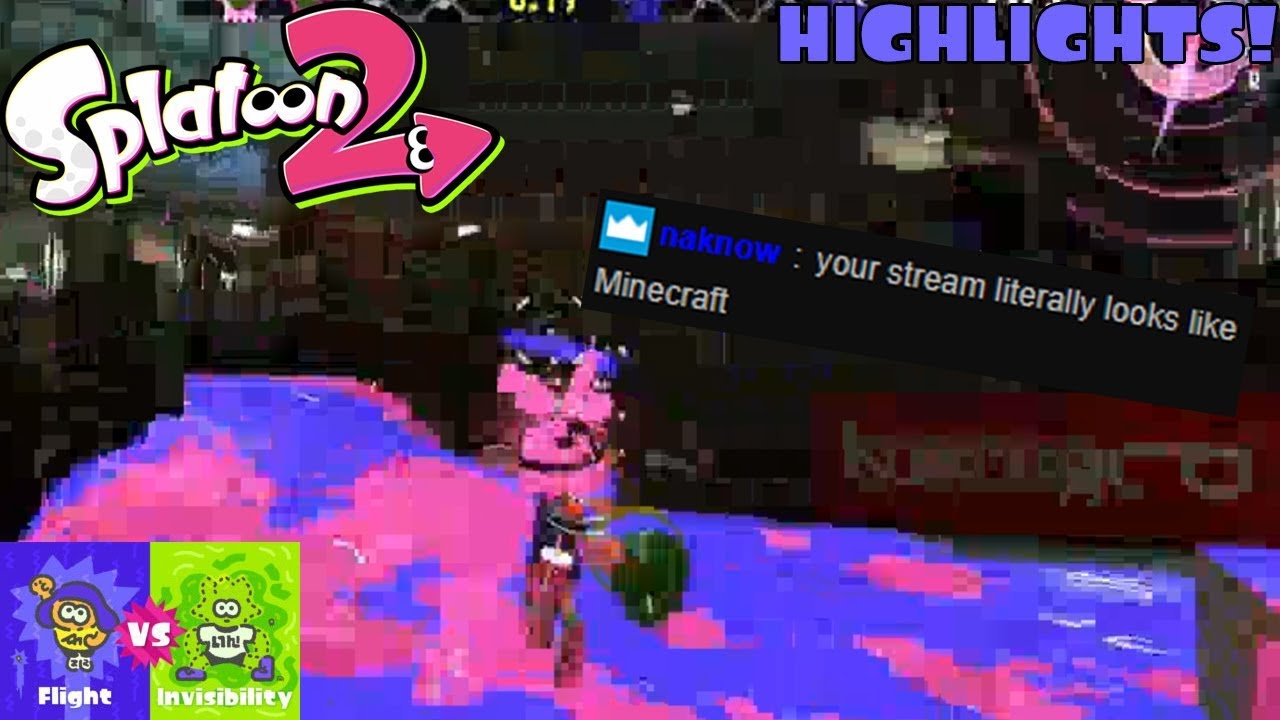 Splatoon 2 Splatfest #2 HIGHLIGHTS! (Flight VS Invisibility) - YouTube