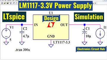 LM1117-3.3V Power Supply | LT spice