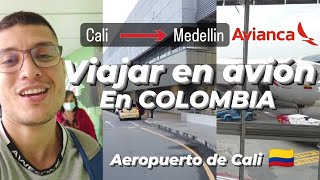 Vuelo CALI - MEDELLIN (AVIANCA)✈️ ASI ES VIAJAR EN AVIÓN EN COLOMBIA 🇨🇴 Aeropuerto de Cali
