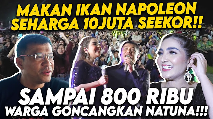 ULANG TAHUN PULAU TERCANTIK!! ANANG ASHANTY BERHASIL GOYANGKAN WARGA NATUNA!!
