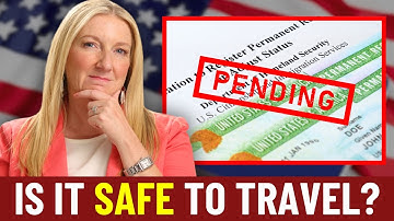 Can You TRAVEL While Your Green Card Is PENDING?