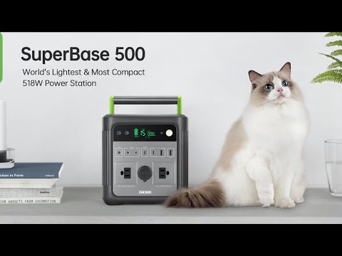 Zendure SuperBase 500 Power Station - Compact and Always Ready to Go