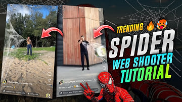 NEW REELS TRENDING SPIDER WEB SHOOTER VIDEO EDITING | NEW REELS TRENDING TUTORIAL | CAPCUT TUTORIAL
