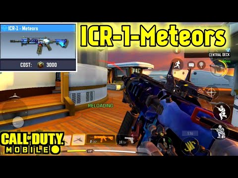 Cod Mobile Icr 1 Meteors Gun Gameplay Youtube