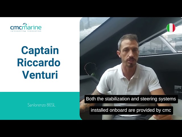 Cap Riccardo Venturi San Lorenzo Yacht 86 SL sub eng