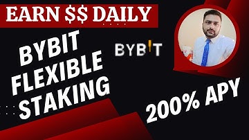 Bybit Flexible Staking - Stake MIX Tokens and earn 200% APY