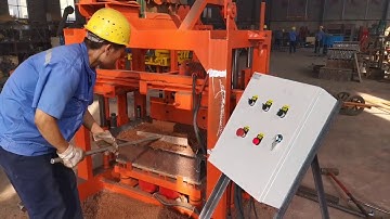 QTJ4-35B/QT4-40 manual hollow concrete block machine with control box