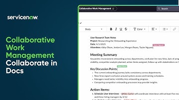 Collaborative Work Management | Collaborate in Docs