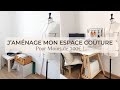 Vlog couture n2  jamnage mon atelier couture pour moins de 100 