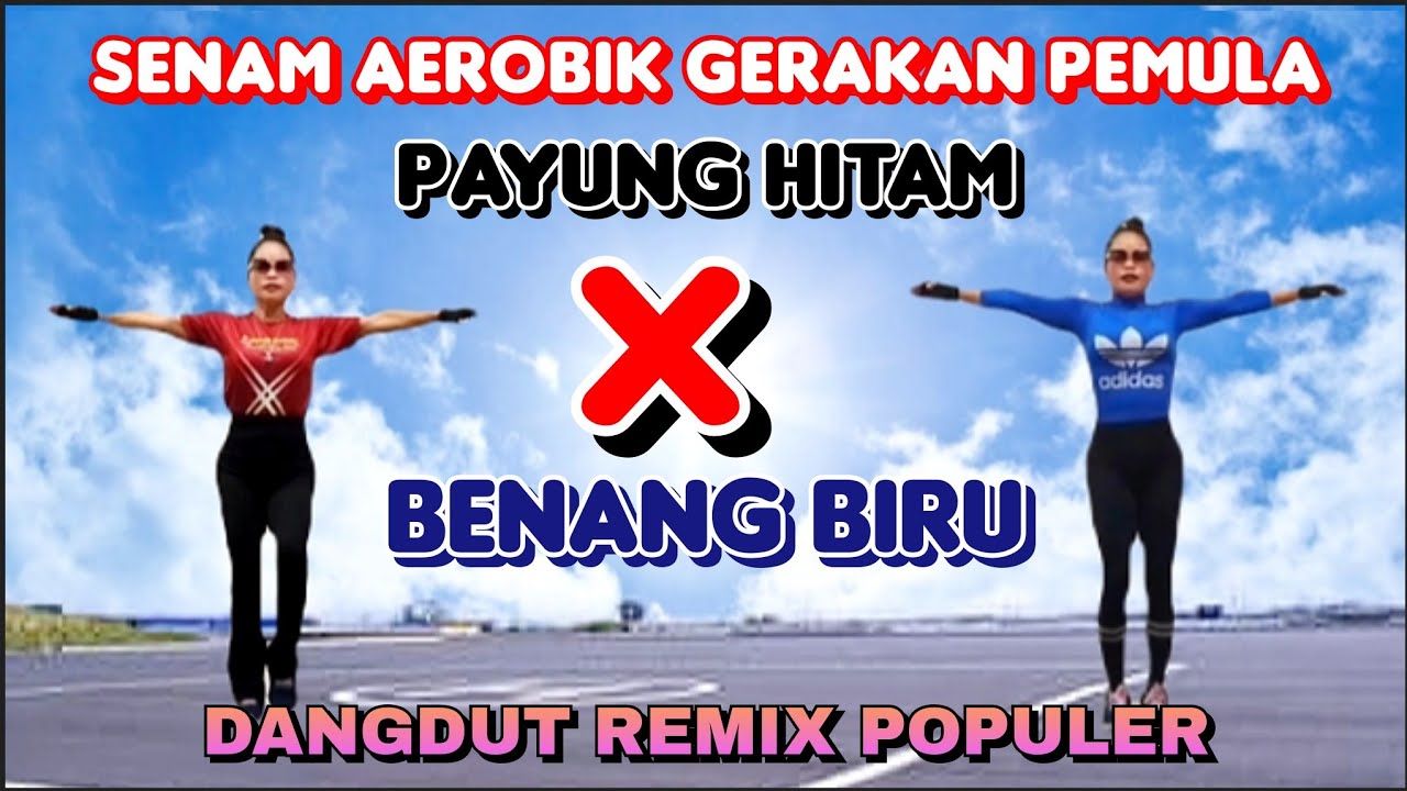 PAYUNG HITAM X BENANG BIRU BREAKBEAT | SENAM AEROBIK GERAKAN PEMULA | DANGDUT VIRAL | Irna Chendani 