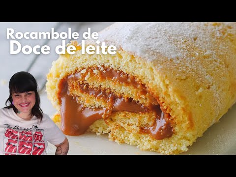 ROCAMBOLE DE DOCE DE LEITE | MASSA PERFEITA E SUPER MACIA!