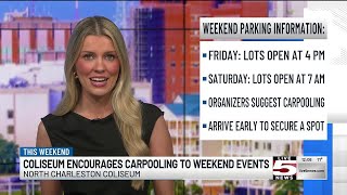 VIDEO: Events prompt parking alert at North Charleston Coliseum, PAC and Convention Center