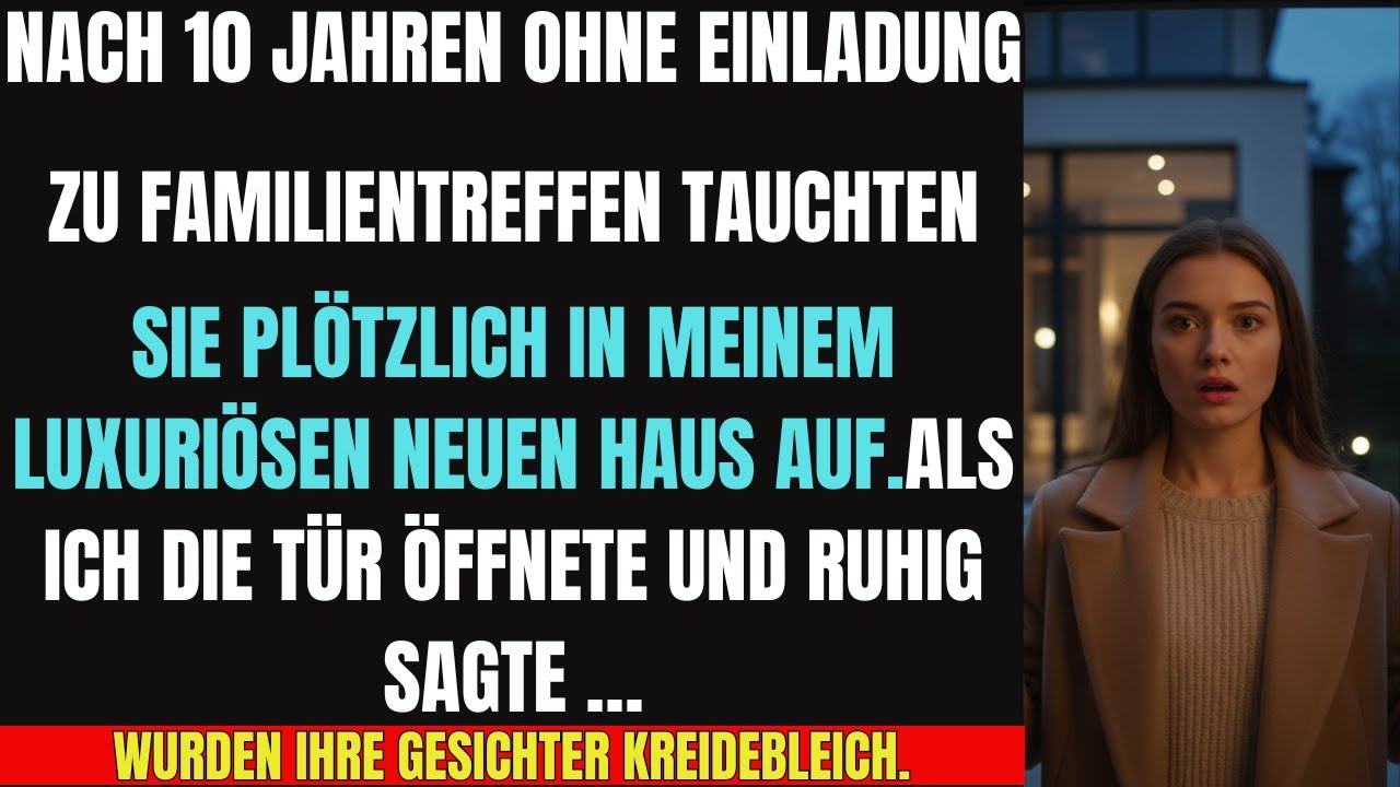 👉 „Meine Familie schloss mich 10 Jahre lang aus… ihr Schock, als ich die Tür öffnete!“