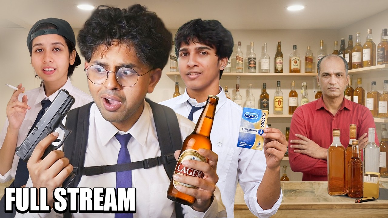 IRL💀Buying ILLEGAL ITEMS as FAKE STUDENTS 💀