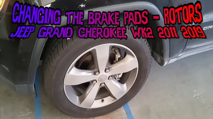 2022 jeep grand cherokee brake pad replacement