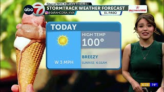 ABC-7 StormTrack Weather: Triple digit potential and breezy conditions Wednesday