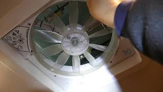 MaxxAir Fan Repair, Extremely Loud Clicking Noise!