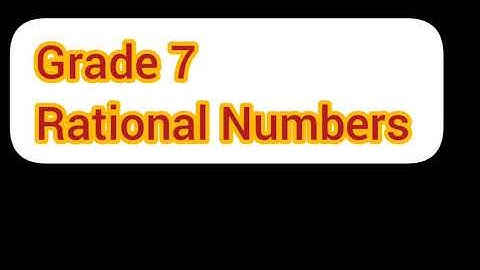 Grade 7 | Rational numbers between two rational numbers