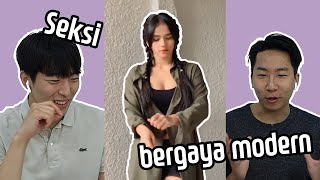 Tarian cantik Indonesia yang trendi | Korean reaction to Hot Indonesian Tiktok