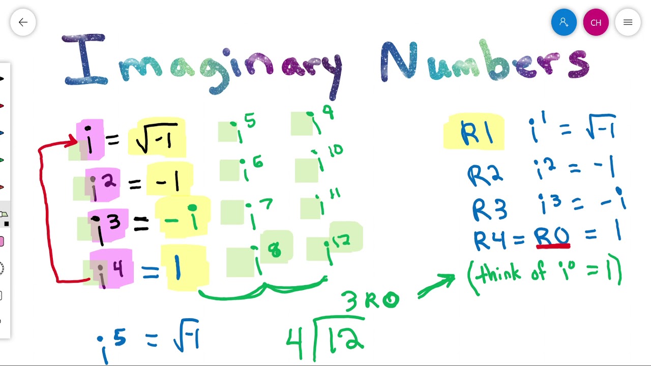 simplifying-imaginary-numbers-part-1-youtube