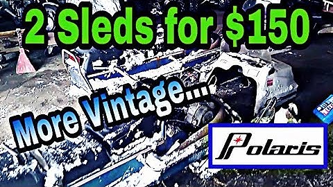 We Bought MORE Vintage Snowmobiles - 1973 Polaris Colts (SS 295cc) JUNK?? SOLD Some Sleds Too...