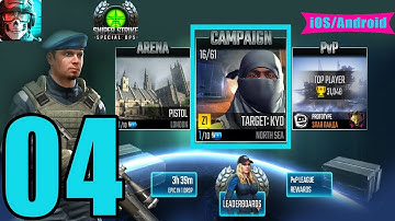 Sniper Strike Special Ops Android iOS Walkthrough - Gameplay Part 04 - North Sea:Zone 01 - Orders 04