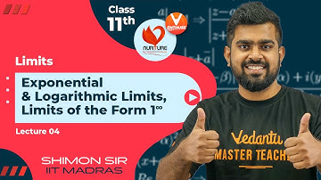 Exponential & Logarithmic Limits [ Limits of the Form 1∞] |JEE Maths | JEE 2023 | Vedantu✌️