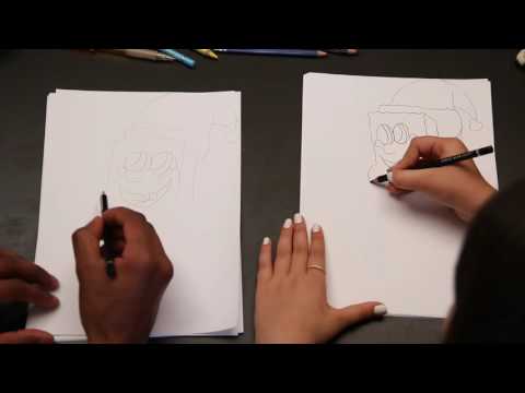 וִידֵאוֹ: איך מציירים את בובספוג עם עיפרון