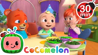 I Love Vegetables🥕🍅🥦 | Cocomelon - Fantasi Animal | Animal Cartoons | Moonbug Kids⭐