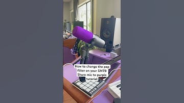 change the pop filter on your SM7B Shure mic like a PRO