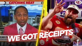 Chiefs TE Travis Kelce Calls Out Disrespect From Stephen A. Smith  We Got Receipts To Back It Up