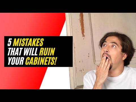 5 Mistakes You Should Avoid When Painting Kitchen Cabinets!