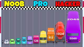 NOOB vs PRO vs HACKER - 2048 Race screenshot 3