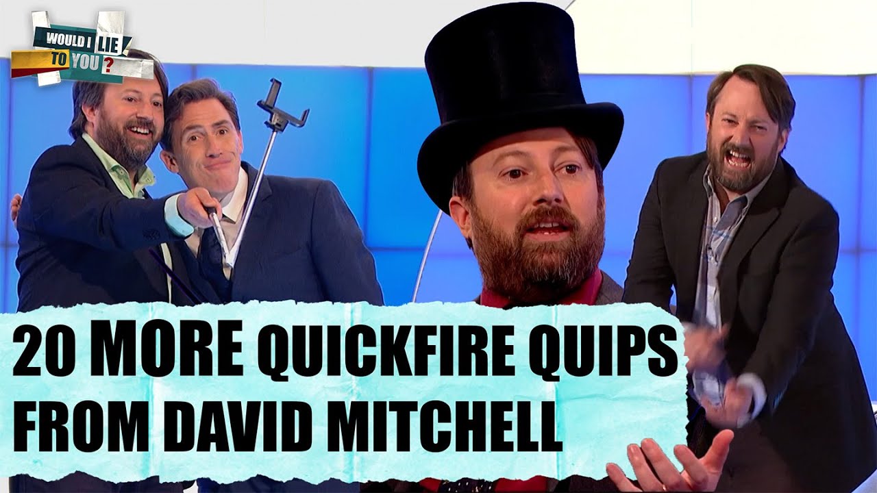 20 MORE David Mitchell Quickfires 🤩 | Would I Lie To You?