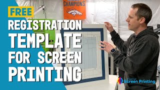 How to use my FREE pre-registration template for screen printing