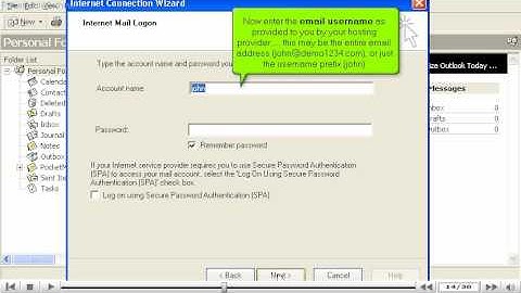 How to Configure Outlook 2000 by www.vivahost.com