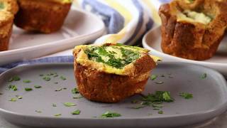 How to Make Herbed Ricotta Mini Quiches | EatingWell