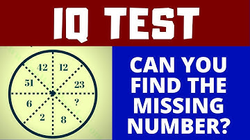 IQ Test: Can you find the missing number?