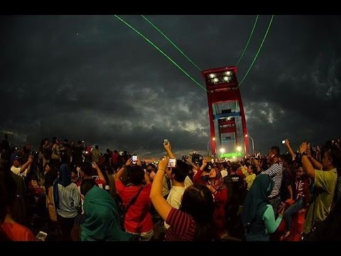 Merinding Lihatnya! Detik-detik Gerhana Matahari Total Di Palembang - Total Solar Eclipse 2016